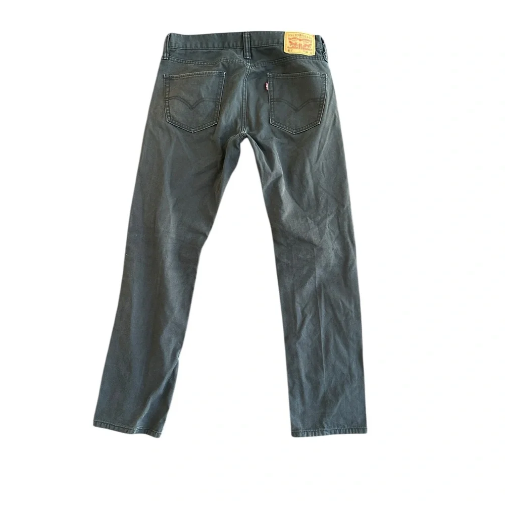 Levi’s 511 Slim Straight Fit Jeans W34 L32 Charcoal Gray